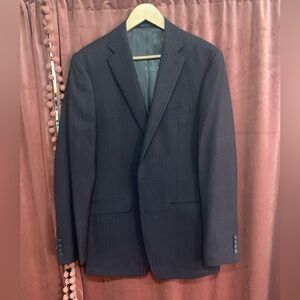 Deep purple plaid jacket